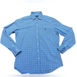 Polo by Ralph Lauren Blue Plaid Button-Down Shirt